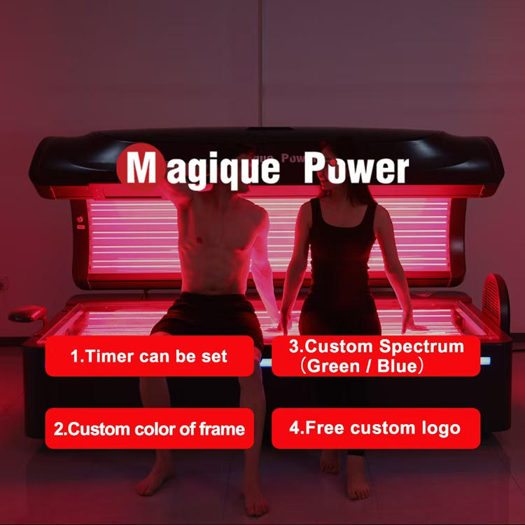43200 Leds High Energy Pain Relief Solution PBM Slimming Bed 360 Full Body Red Light Therapy Bed Whole Body Near Infrared Bed Athletes Use