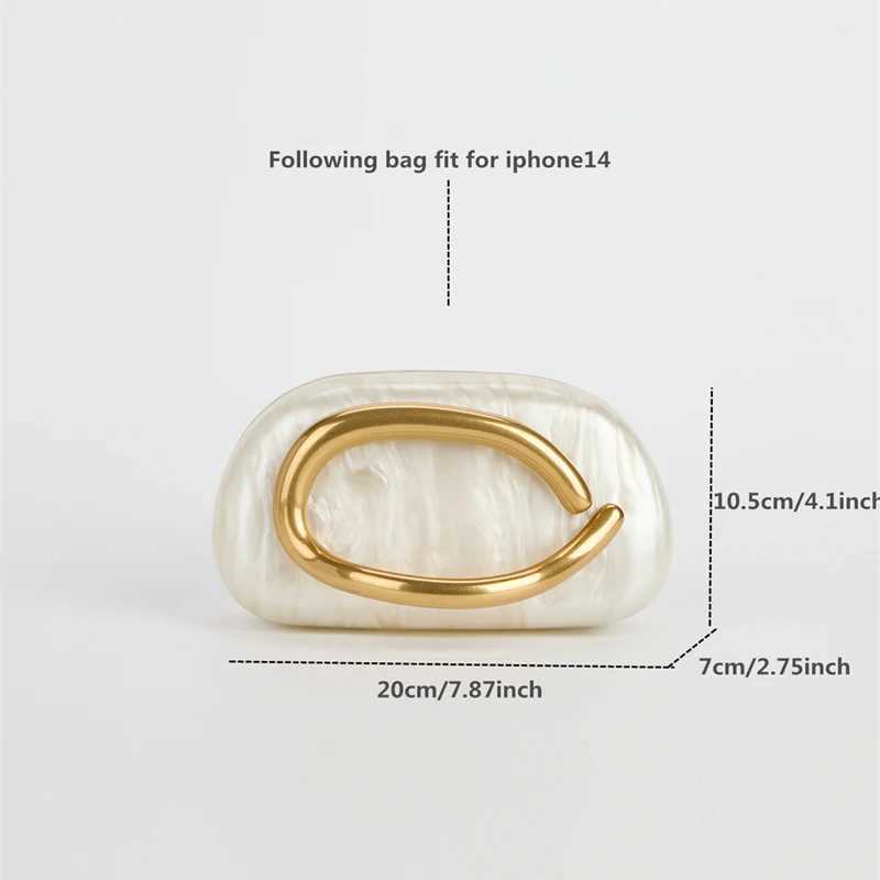 2025 Dinner Bag Ladies Europe New One-shoulder Cross-bag Shaped Shell Acrylic Bag Elegant Lady Fashion Wedding Dinner Clutch Bag W250602
