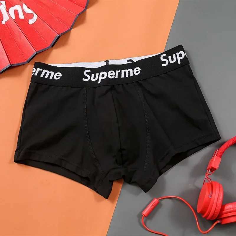 Mens underwear high-stretch shorts cotton boxer shorts sexy comfortable and soft underpants plus size (M - 2XL). W250603