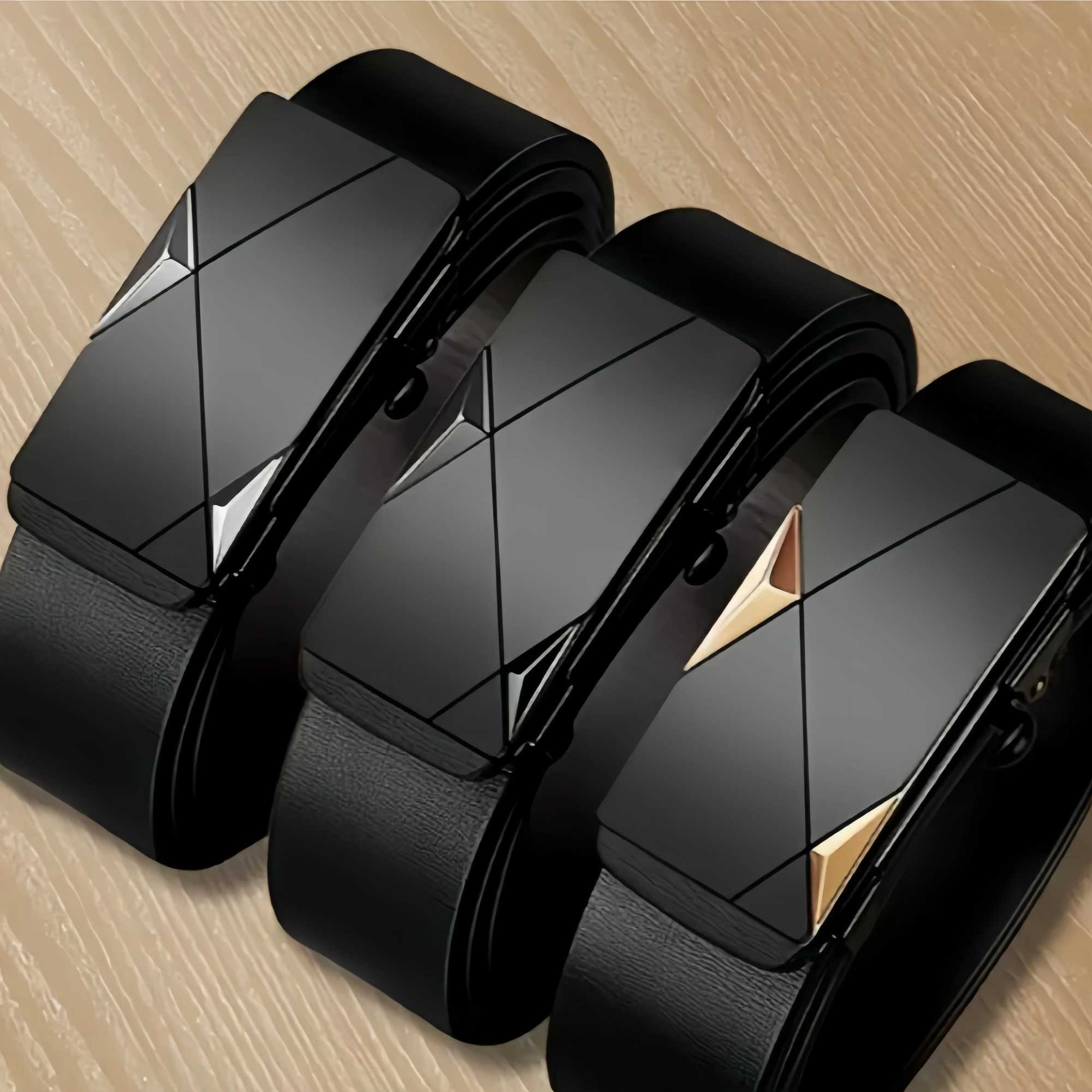 Mens waist belt premium automatic buckle belt mens fashionable casual belt business belt matches with suit XJ250602