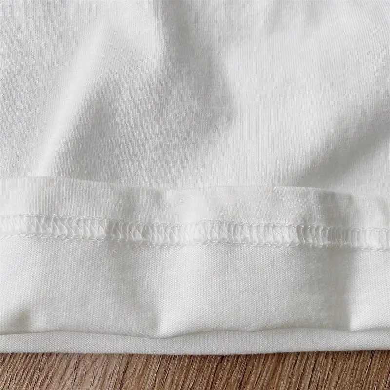 2024 Summer Boy Children Patch Hip Hop Short Sleeves T-shirt Girl Baby Loose Casual Tops Kid Cotton Tees Fashion Toddler Clothes T250603