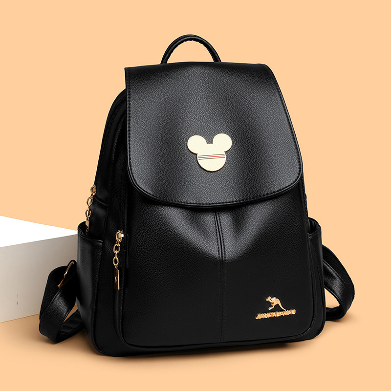 Free Shipping Women's Backpack 2025 New Fashion High-end Outdoors Versatile Soft Leather Small Backpack Lightweight Designer Bag Anti-theft Trave