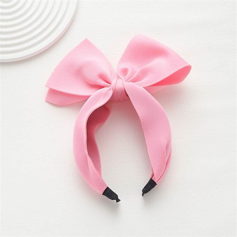 Dopamine oversized bow hair band, sweet girl high skull top three-dimensional advanced feeling hair accessories