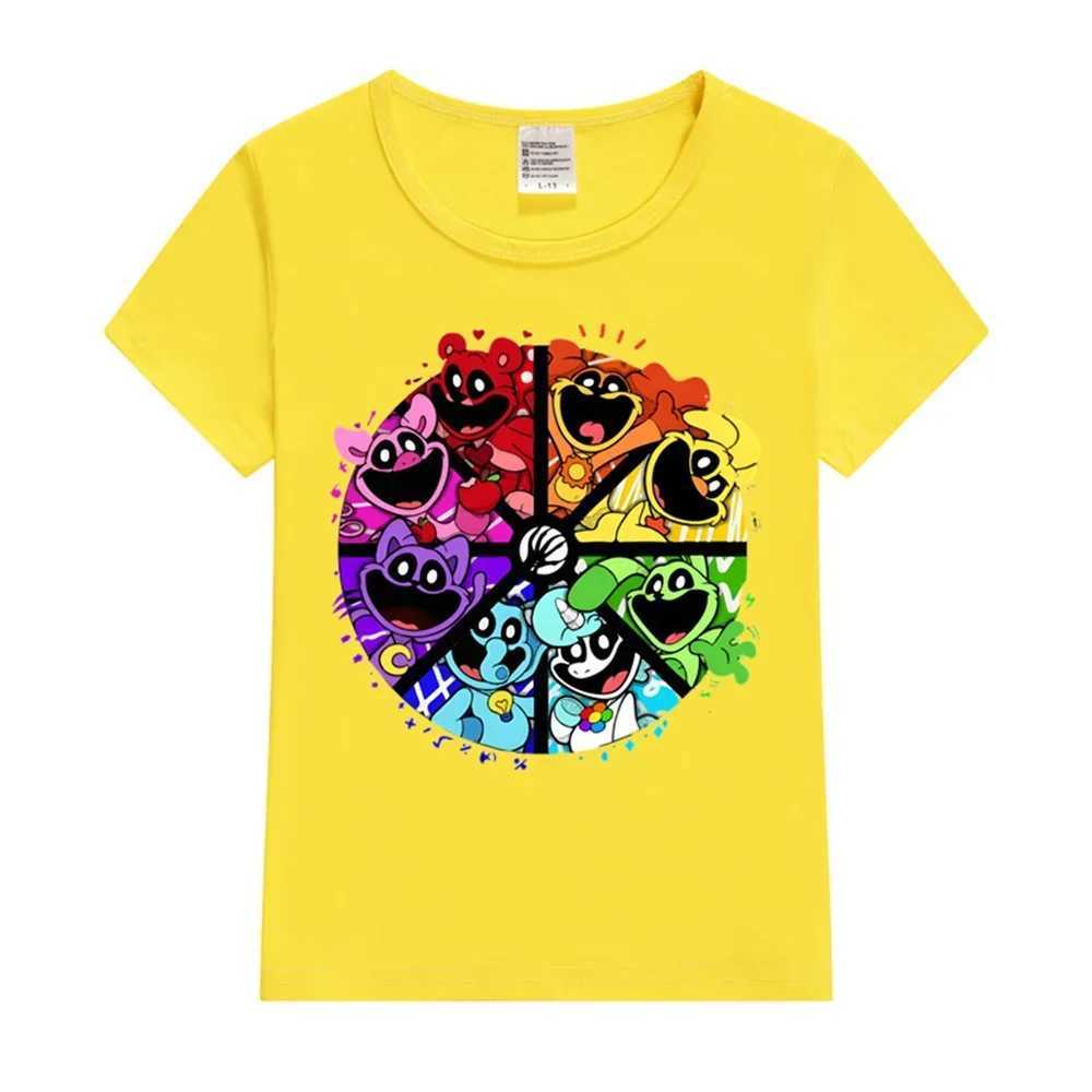 Game Smiling Critters Children T-shirt Fashion Boy Girl Clothing Kid Cotton Teen Student T-shirt Baby Summer Short Sleeve Top Tee T250603