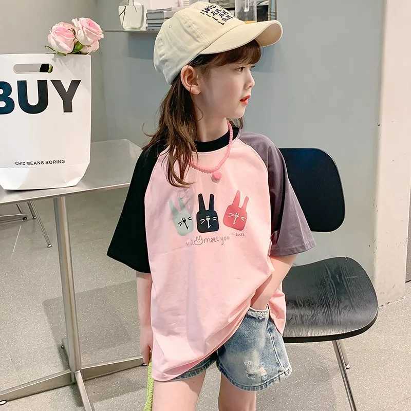 Girls T-shirt Short Sleeved Children Cartoon Summer T-shirt Little Girl Top Trend Girl Clothes Kids Clothes Ropa De Nio T250603