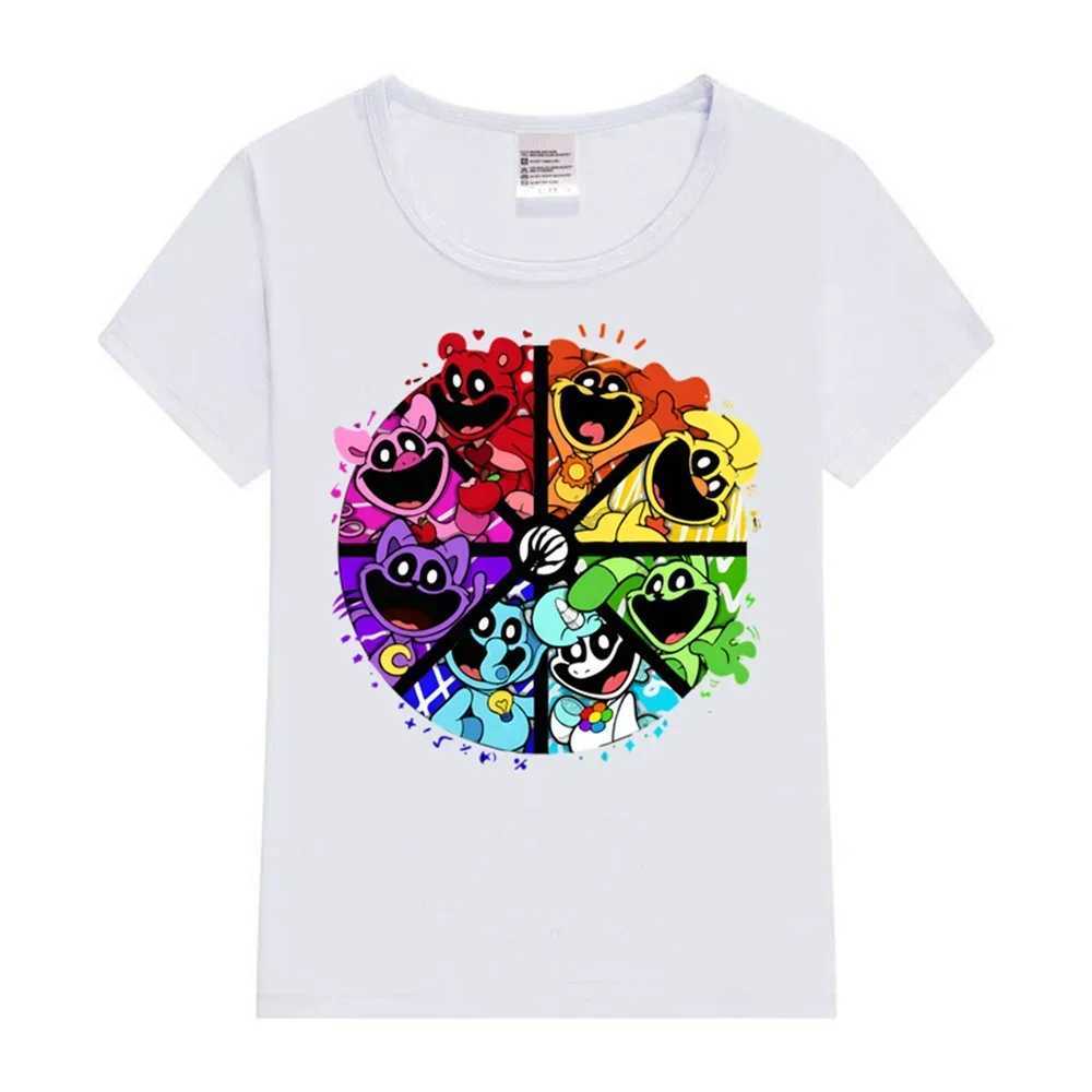Game Smiling Critters Children T-shirt Fashion Boy Girl Clothing Kid Cotton Teen Student T-shirt Baby Summer Short Sleeve Top Tee T250603