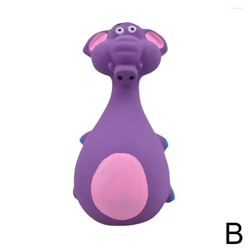 Sound Squeaky Dog Latex Toys Elephant Cow Animal Chew Pet Rubber Vocal For Small Medium Dogs Bite Resistant Interactive