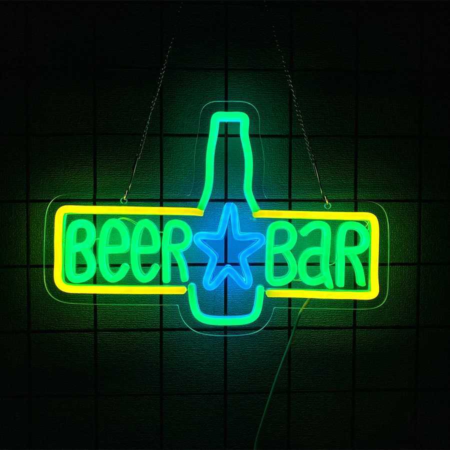 Cocktail Series Neon Signs Wine Glass LED Wall Lamp USB Power Supply Light Used for Bedroom Bar Club Entertainment Art Decor XJ250602