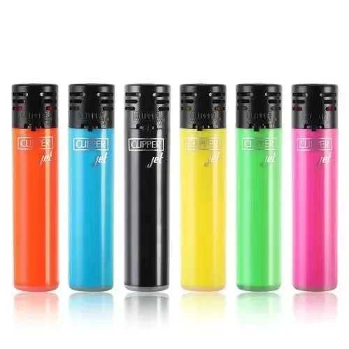 Spanish Clipper Gas Lighter with Personality Pattern Refillable Gas Lighter 8 Pieces Boxed Smoking Set Collection GiftC250603