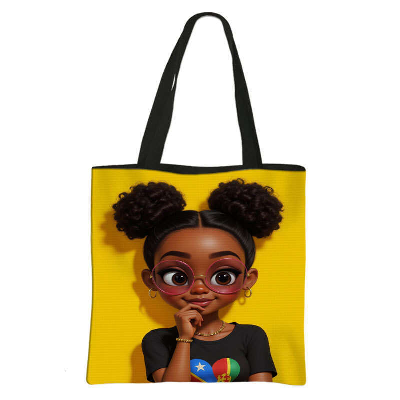 Girls' Handbag Polyester Fashion Women's Crossbody Portable Large Supermarket Shopping Bag