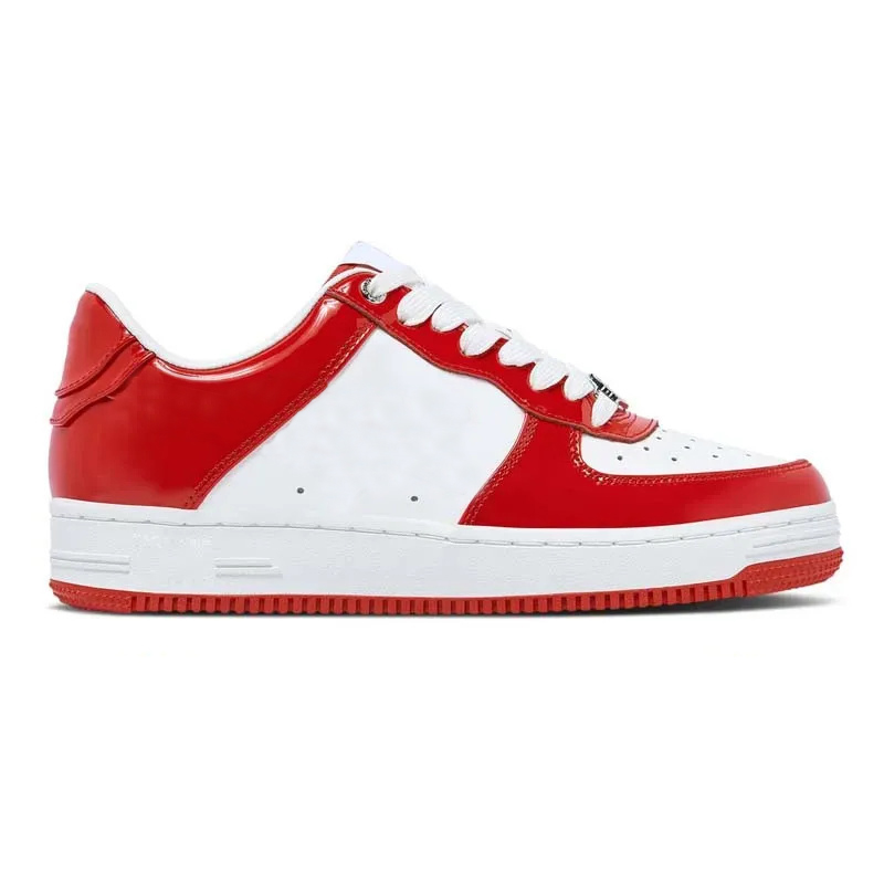 Designer Low Casual Shoes Men Women Sneaker Patent Leather Black White Abc Camo Camouflage Skateboarding Sports Trainers Outdoor Sneakers 36-45