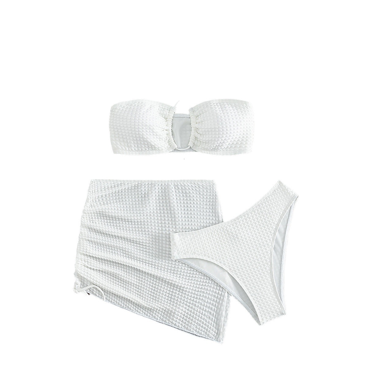 Outdoor Summer Beach Sexy Women Free Shipping 2025 New Designer Shoes 2025 New Sexy Split Ins Bikini Solid Color Hanging Neck Tie Tight Swimsuit For W