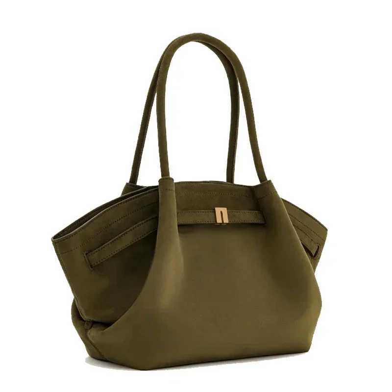 2024 Autumn and Winter New Fashionable Simple and Versatile Frosted Suede Handbag Shoulder Bag Crossbody Bag W250602