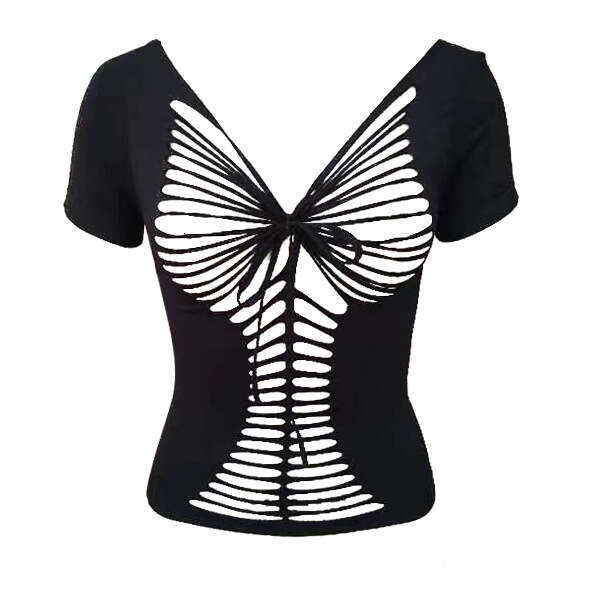 Spell Lingerie Porn Suits Plus Size Short Sleeve Top Open Chest Hollow Out Fishnet Inner Outer Wear Sexy Temptation Bra For Women Sexy Lingerie