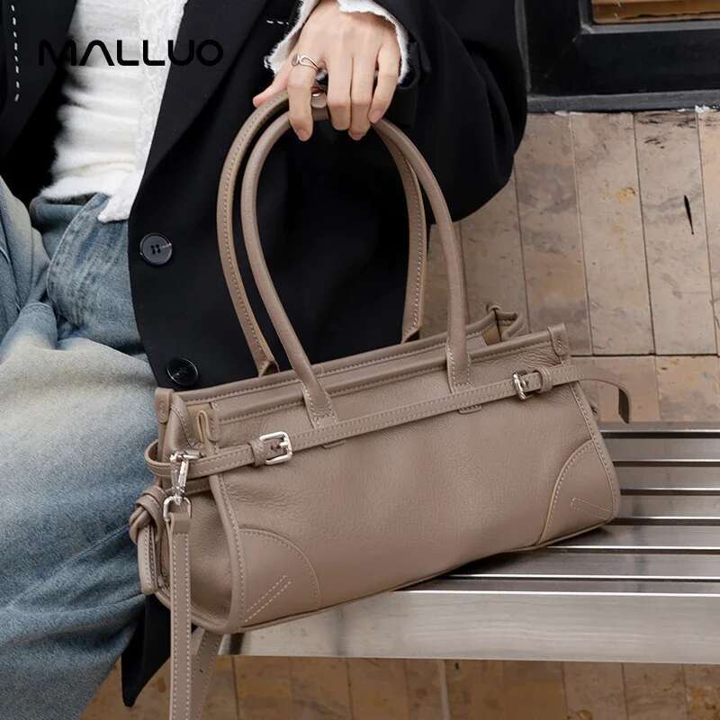 Women Cowhide Genuine Shoulder Bag Female Natural Cow Leather Handbag Lady Designer Retro Crossbody Bags Ladies