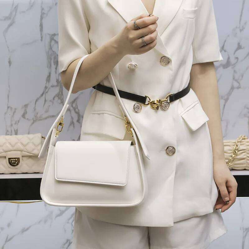 Designer Bag Genuine Cow Leather Women's New Armpit Design Crossbody Shoulder Bag Female Gift Handbag