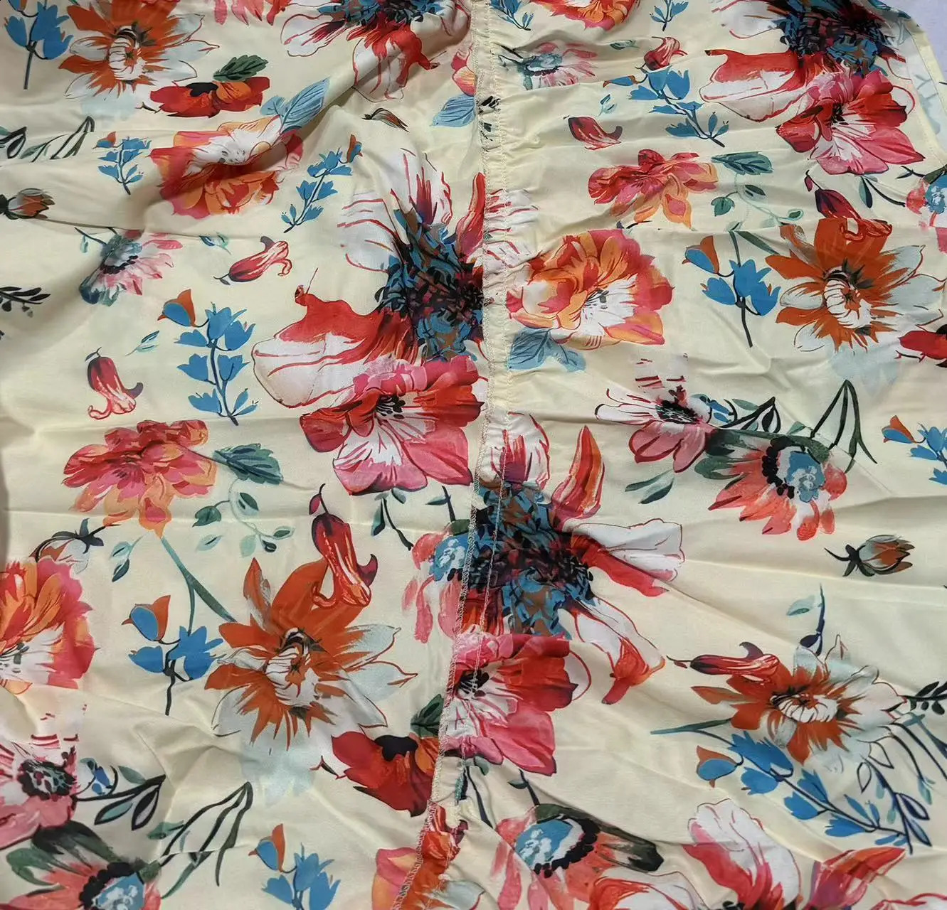 Plus Size Square Collar Fluffy Long Dress Beautiful Bright Flower Print Elegant Temperament Lady Vacation Travel Party Date 250526