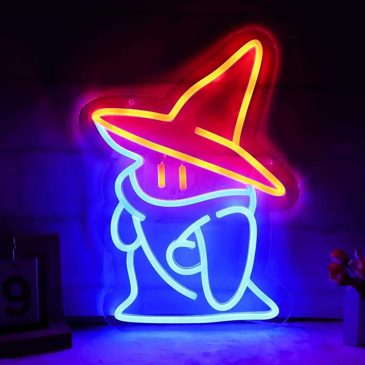 Genie Neon Light Sign Dimmable Neon Sign For Wall Decor Halloween Party Room Party Club Indoor Outdoor Decor Birthday GiftXJ250602