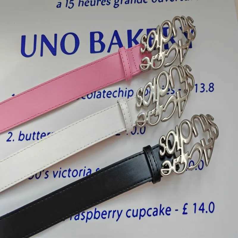 Female Waistband Alloy Buckle Pin Buckle Jeans Black Belt Chic Luxury Brand Ladies Vintage Strap Leather Belt For Women XJ250602