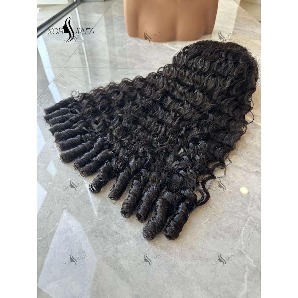 Burmese Curly Wigs 12A 13X6 Hd Transparent Lace Front Wig Vieamese Raw Human Hair 200% Density