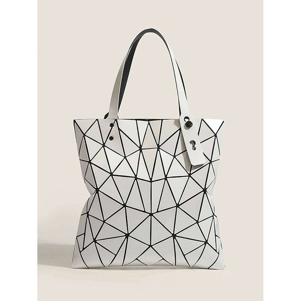 Geometric pattern tote stylish shoulder bag, fashionable handbag, suitable for daily use, casual