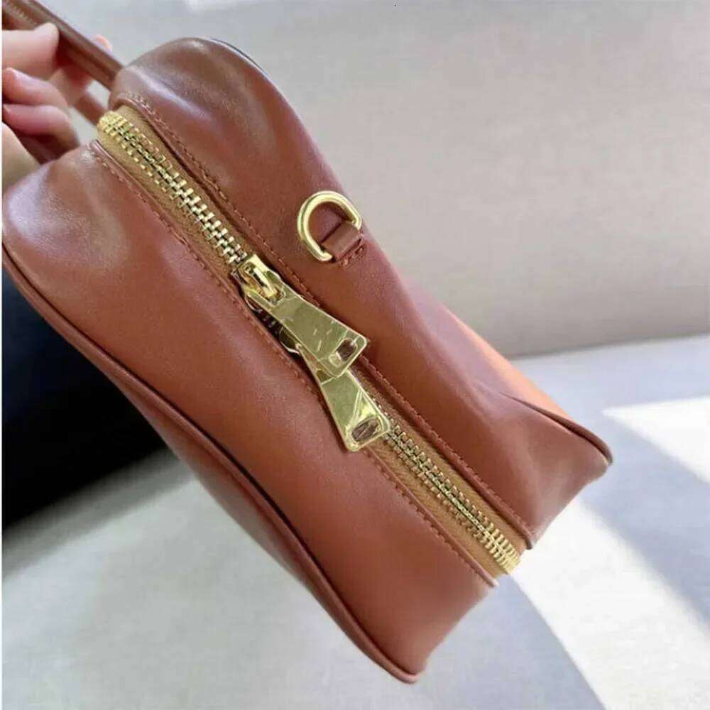 Motingsome Designer Real Genuine Leather Handbag Woman Tote Bag Retro Boston Purses Bowling Bags Shoulder Hobos 2024