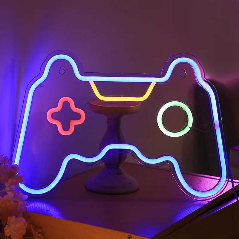 Neon Sign Custom Game Icon Light for Wall Hanging Atmosphere Playstation Lamp LED Colorful Lighting Room Bar Club Player DecorXJ250602