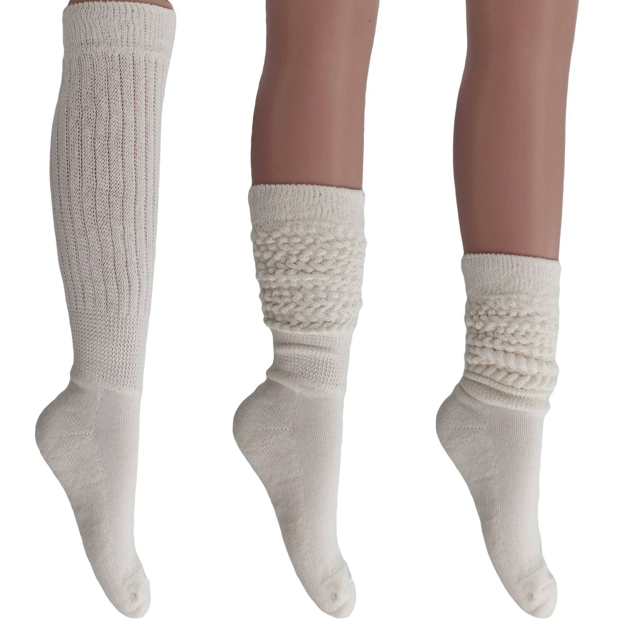 Slouch Socks for Women 3 Pairs Shoe Size 5 to 10T250602