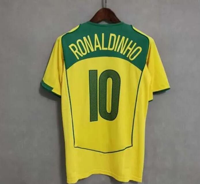 Brasil retro soccer jerseys Ronaldo 1957 85 88 91 93 94 98 00 02 04 06 12 Ronaldinho KAKA R. CARLOS camisa de futebol BraziLS football shirt RIVALDO v