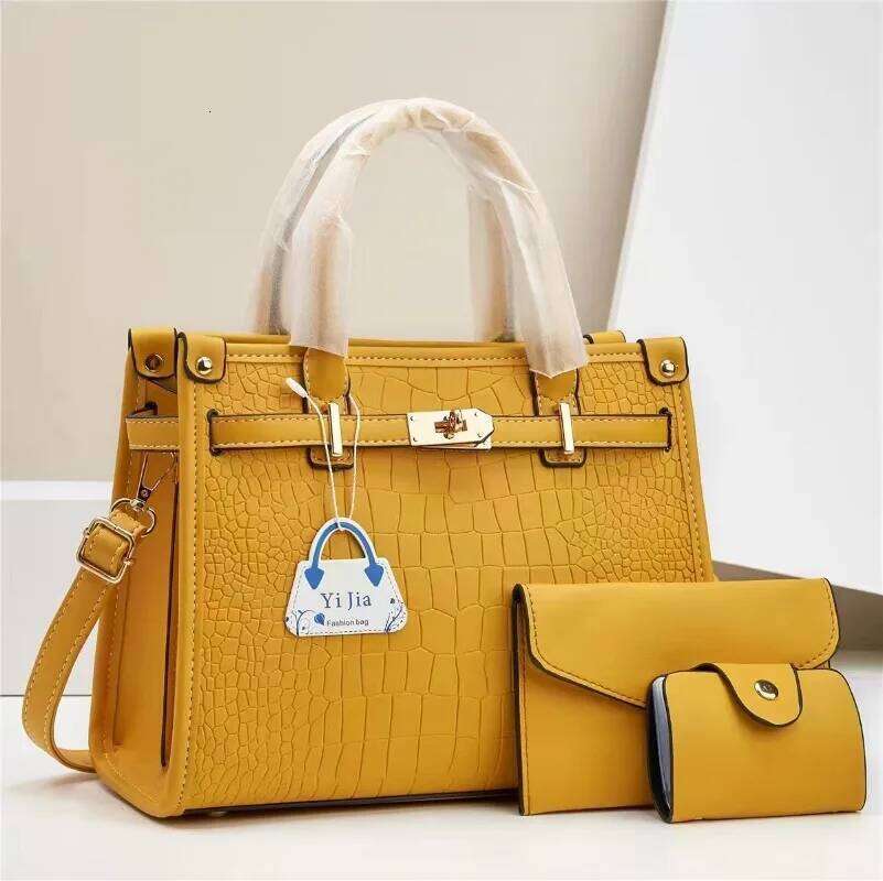 New Casual Tote Bags Women Handbag Large Capacity Womens Shoulder Crossbody High quality Piece Set Lady Composite Bag bag