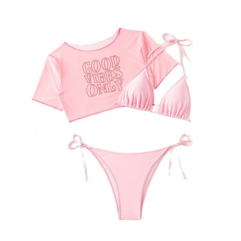 Outdoor Summer Beach Sexy Women Free Shipping 2025 New Designer Shoes New 2025 Sexy Bikini Split Swimsuit Women's Three Piece Set From Russia