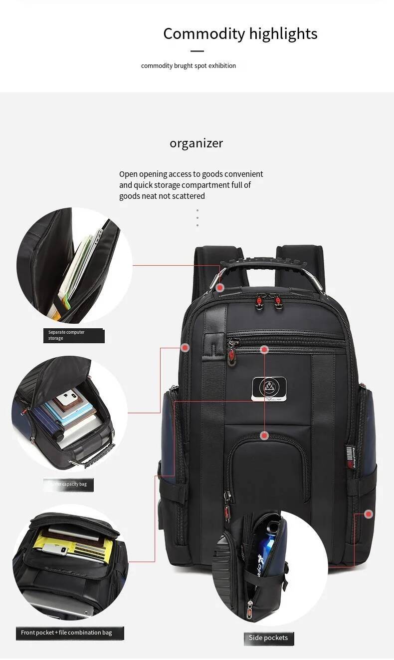Authentic Water-Resistant Wear-Resistant Casual Travel Outdoor Student Backpack for Field Trips Official Original Design