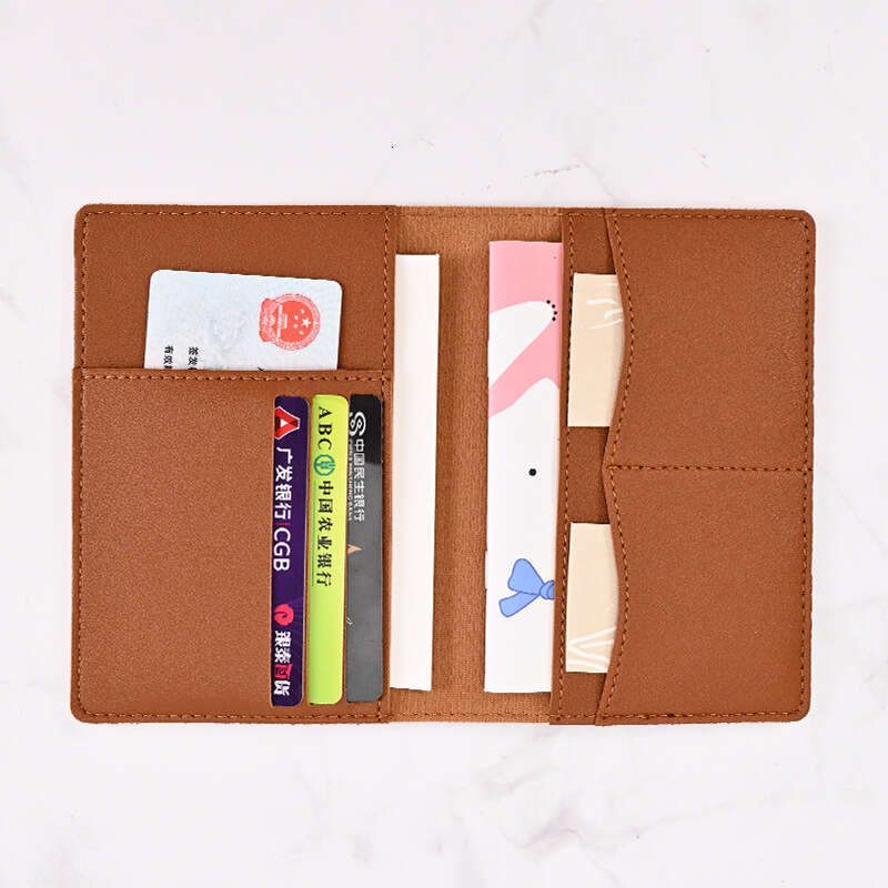Holder PU Leather Travel Ticket Organizer Document Bag Passport Cover Protector