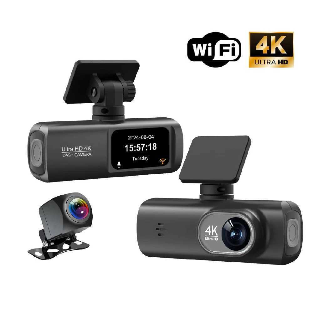 Car dvr WIFI GPS 4K 3840*2160P Dash Cam Mini Car dvr Camera Dual Len Video Drive Recorder Dashcam Black Box R250529