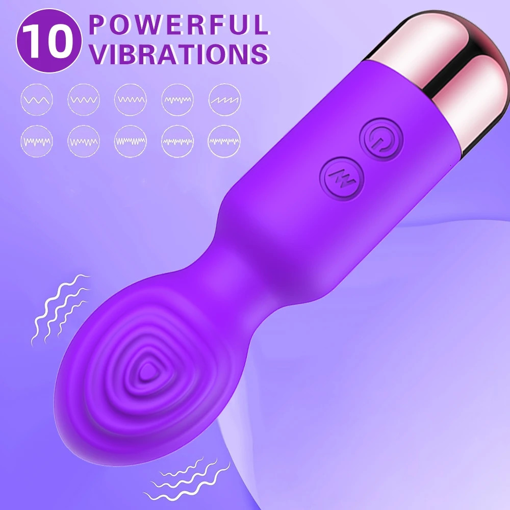 Mini AV Vibrator Female G Spot Vibration Vagina Anal Clitoris Stimulator Dildo Vibrator Adult Sex Toys for Women Masturbation 250603
