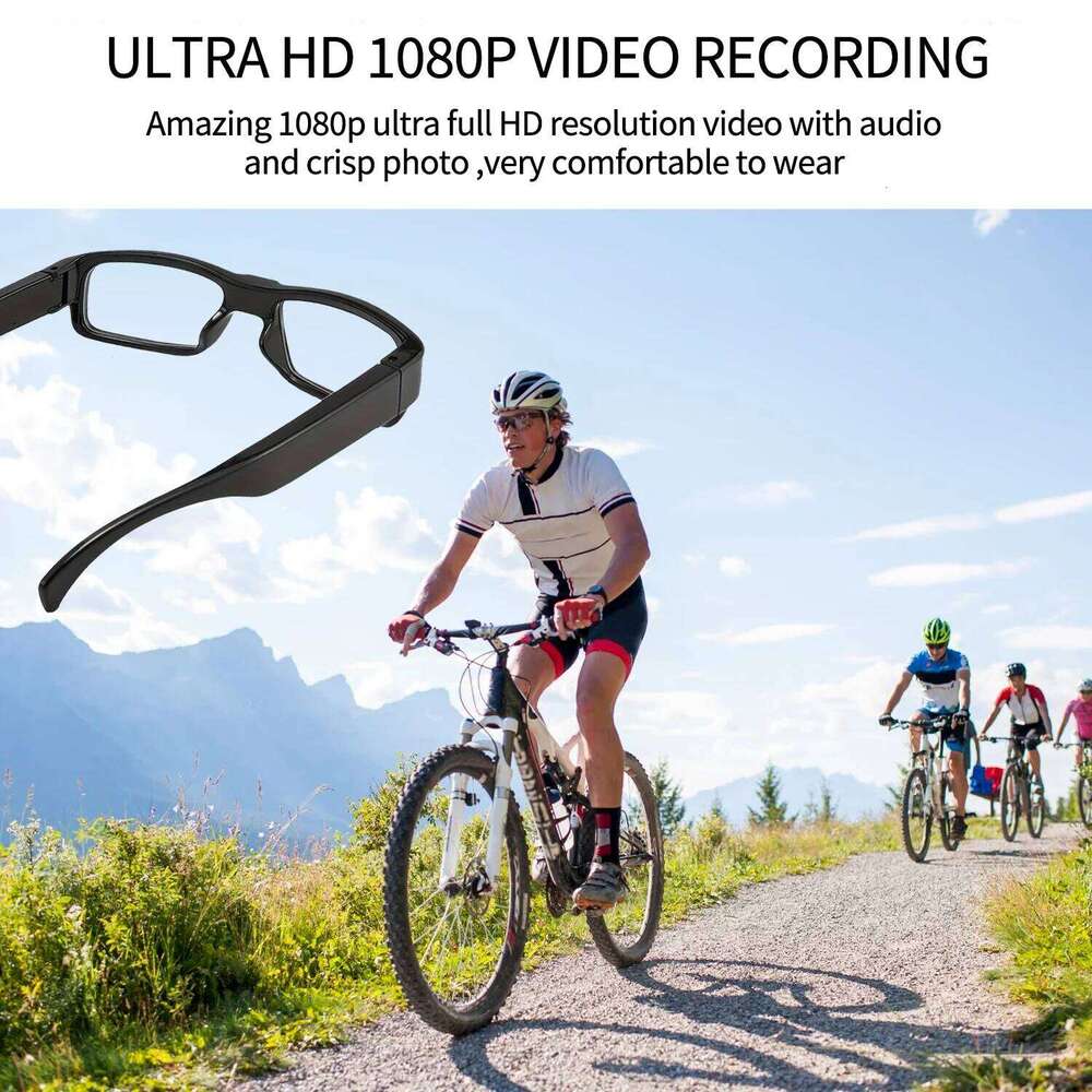 1080p Mini Shooting HD Video Recorder Driving Bike Riding Smart Glasses With Camera for Outdoor
