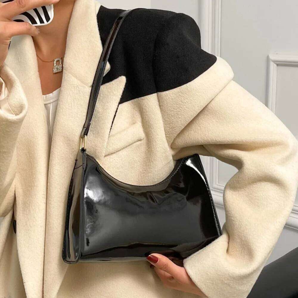 Women's Bags Designer French Underarm Bags Women Shopping PU Leather Lady Elegant Purse Fashion Solid Color Exquisite Design Handbag Shoulder Bag