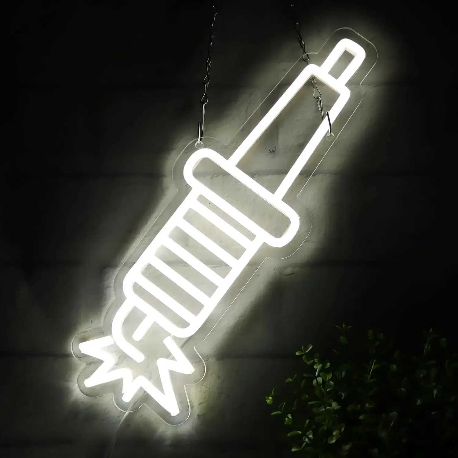 Spark Plugs Neon Sign LED Neon Sign for Wall Decoration with USB Dimmable Neon Sign for Different Occasions Like Bar Party Gifts XJ250602