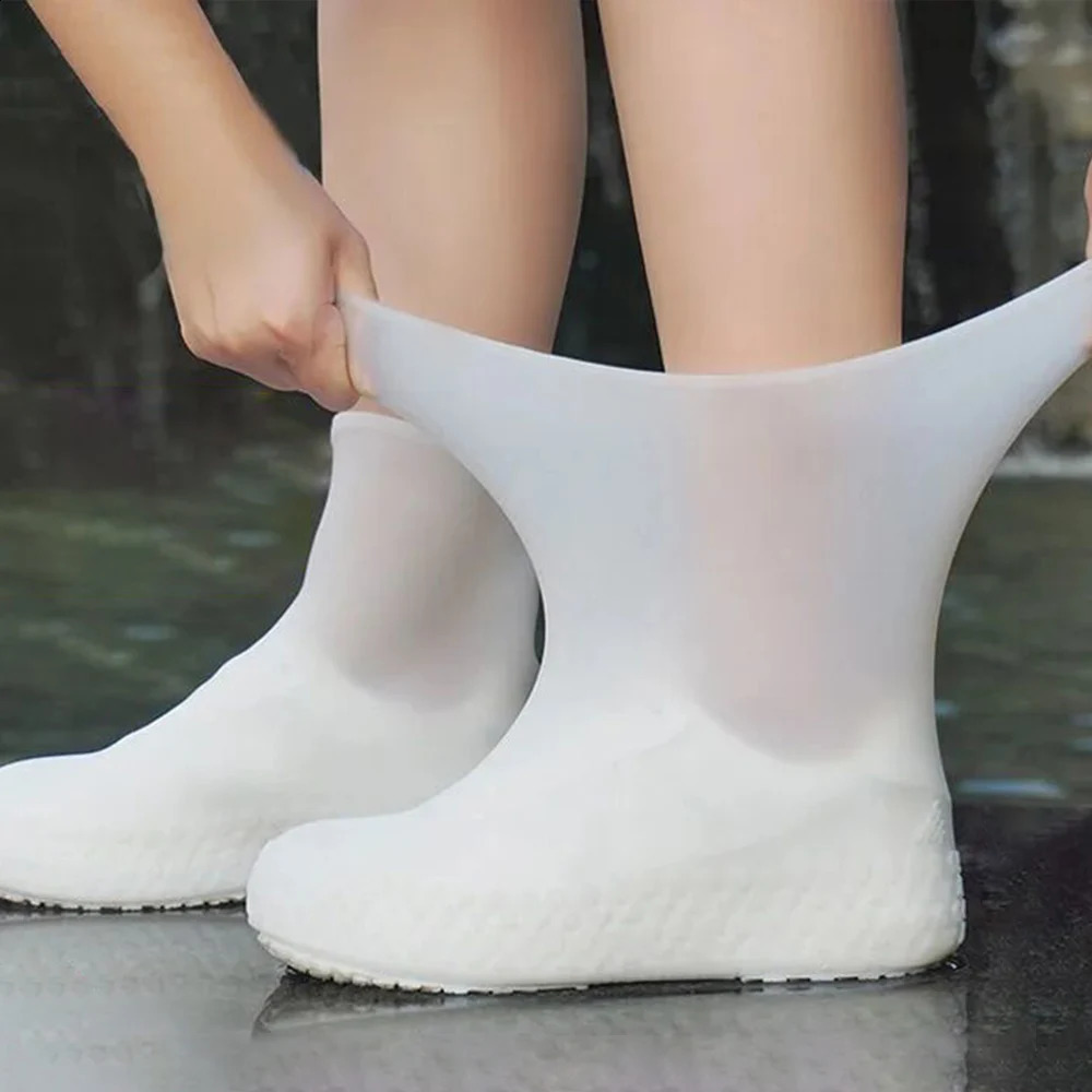 Walking Shoes Latex Shoe Covers Waterproof Protectors Rain Cover Reusable Thickened Boot Outdoors 250528
