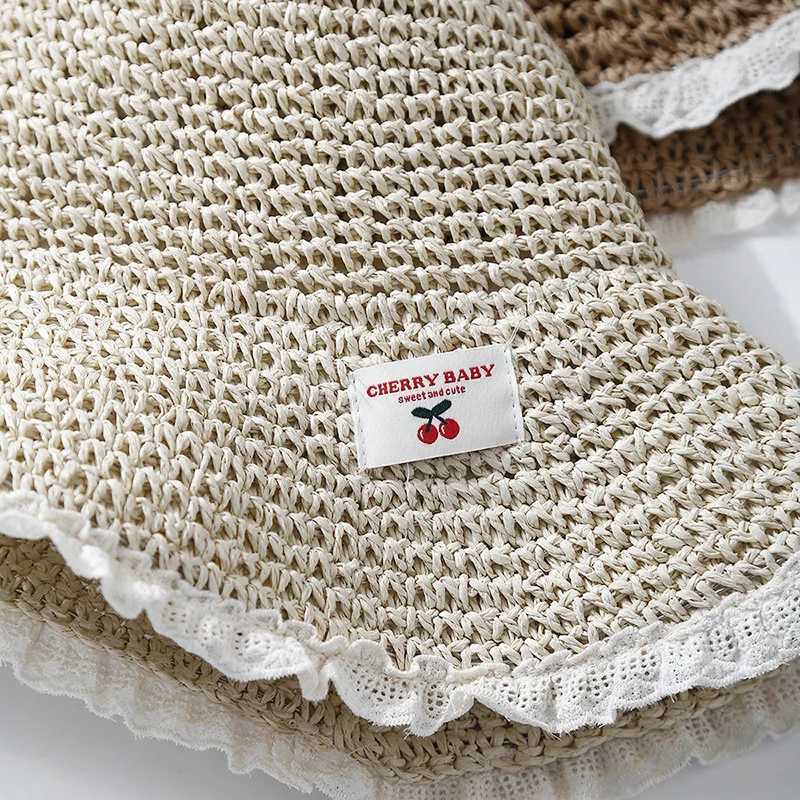 Summer Hats For Women Sun Hat Lace Brimmed Sun Hats Ladies Breathable Beach Accessories Bucket Hat Seaside Holiday Foldable New W250602