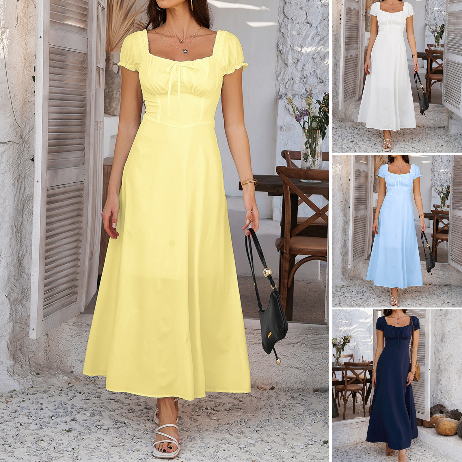 French Vintage Burgundy Evening Party Dress Women Summer Elegant Romantic Prom Vestidos Korean A-line Graduation Dresses 240115
