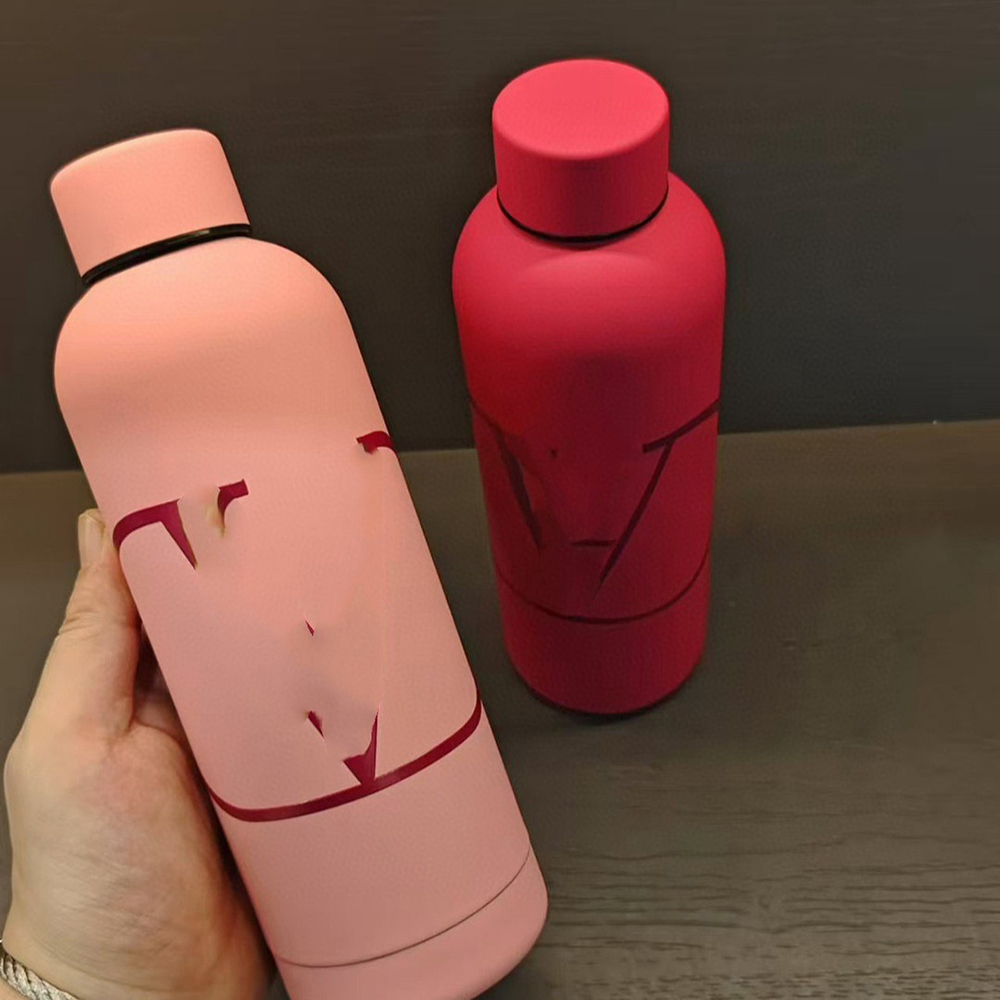 Designer Gilding stainless steel insulated coffee cup classic logo printing car vacuum cup household beer tea insulated mug cup gift box
