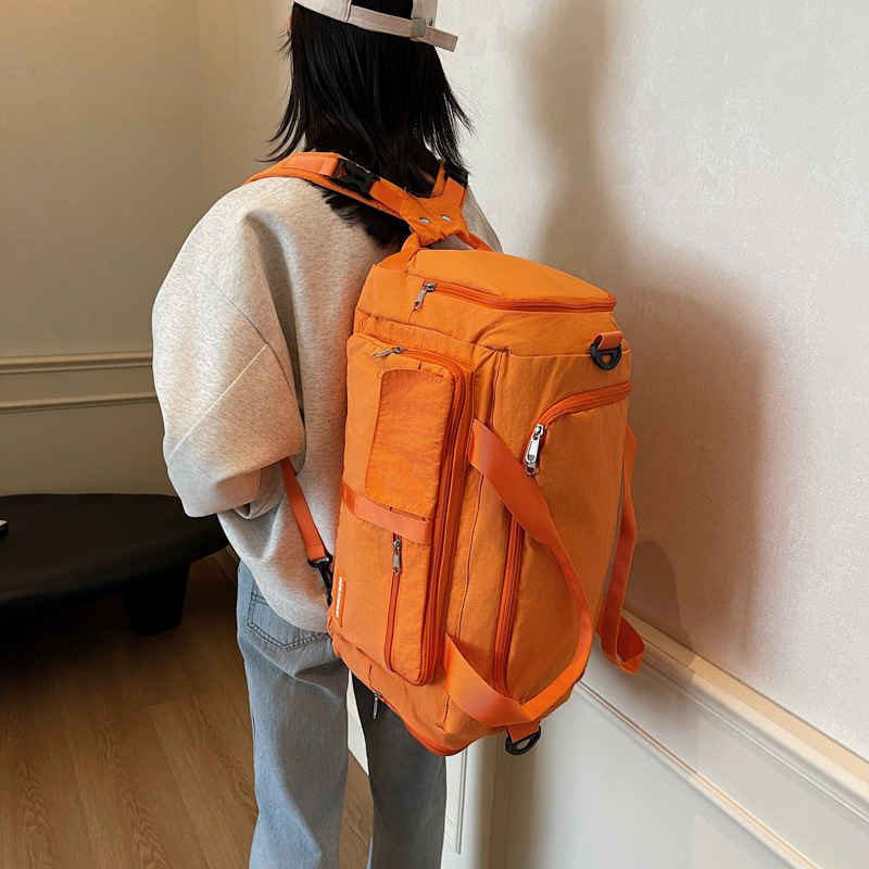 Travel Large Capacity Casual High-end Business Trip Accommodation Storage Lage Dry Wet Separation Fiess Bag Convertible to Backpack