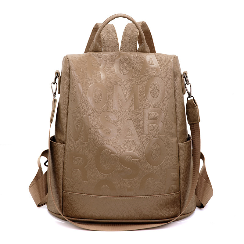 Free Shipping Women's Backpack New Large Capacity Commuting Backpack Multifunctional Anti-theft Designer Hand-held Shoulder Bag Student Backpack