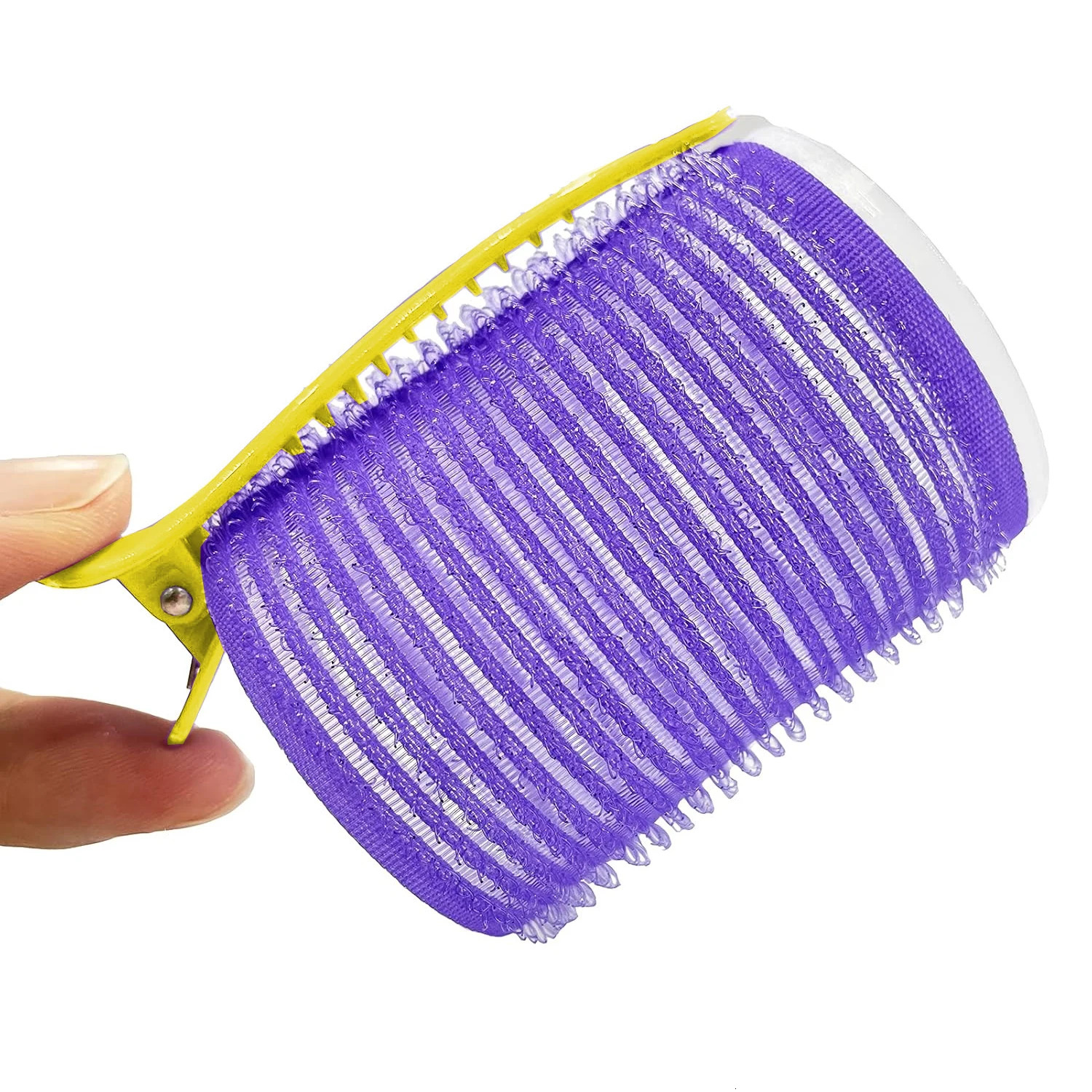 18pcs Heatless Hair Rollers Set with Clips Comb - Self Grip Rollers for Curls 3 Sizes 3.6/5.0/6.0cm - Salon Trave 250603