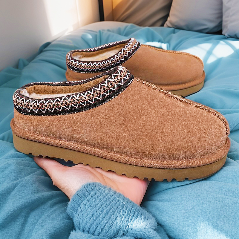 Free Shipping Tasman slippers mens Tazz Boots Suede Shearling Fur slides Australia Classic ultra mini platform snow boot sheepskin winter womens designer booties