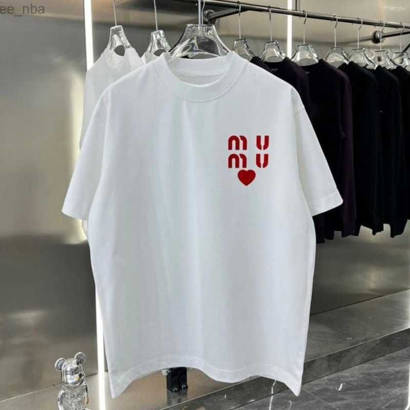 Women's T Shirts Plus Size Plus Size 3xl Designer Womens Cotton T-shirts Mens Short Sleeve T-shirt Printed Love Letter Round Collar Fashion Tee Tops