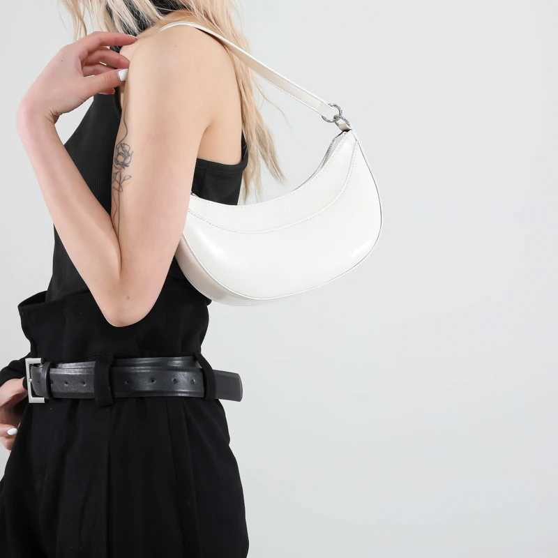 Leather Crossbody Bag for Women Shoulder Bag Clutch Purse with Adjustable Strap Hobo Bag Underarm Purse for Travel Work Shopping Y250603