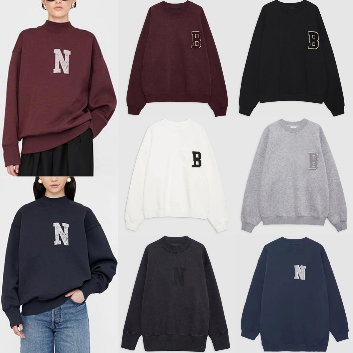 New Embroideried Designer Sweatshirt Sport Classic Letter Cotton Pullover Jumpers Casual Sweater Women Hoodies Round Neck Clothing
