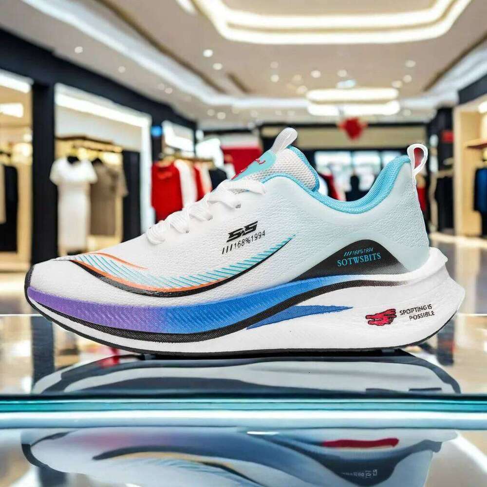 Carbon Plate Marathon Men Casual AirCushion Sport Running Shoes Lightweight Comfortable Athletic Hiking Sneakers